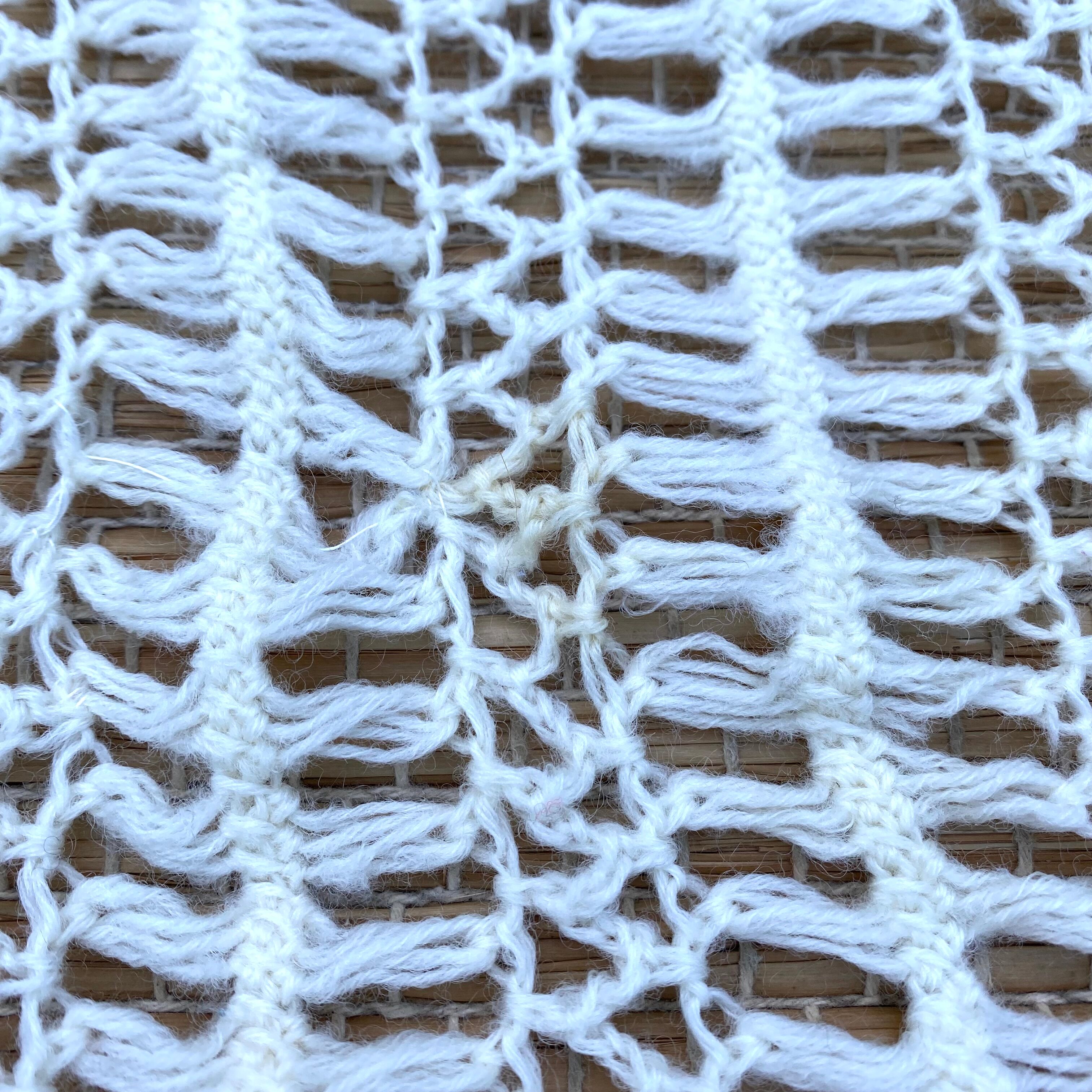 Blanket, crocheted plaid