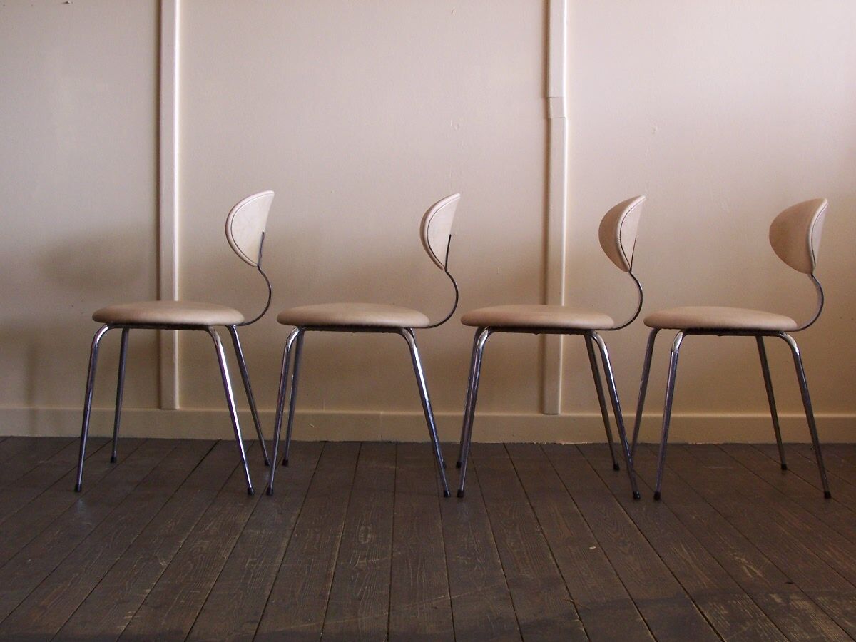 Set of 4 chairs Rudi Verelst by Novolux