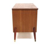 Commode scandinave en teck, Bröderna Gustavssons, Markaryd, Suède, 1960