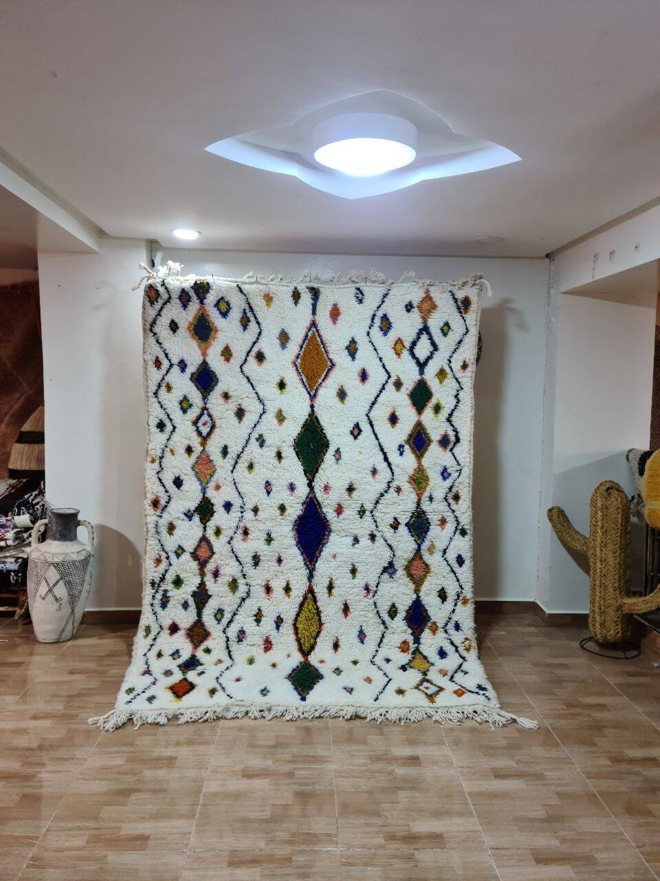 Traditional handmade Beni Ouarin rug size 150 x 250 cm