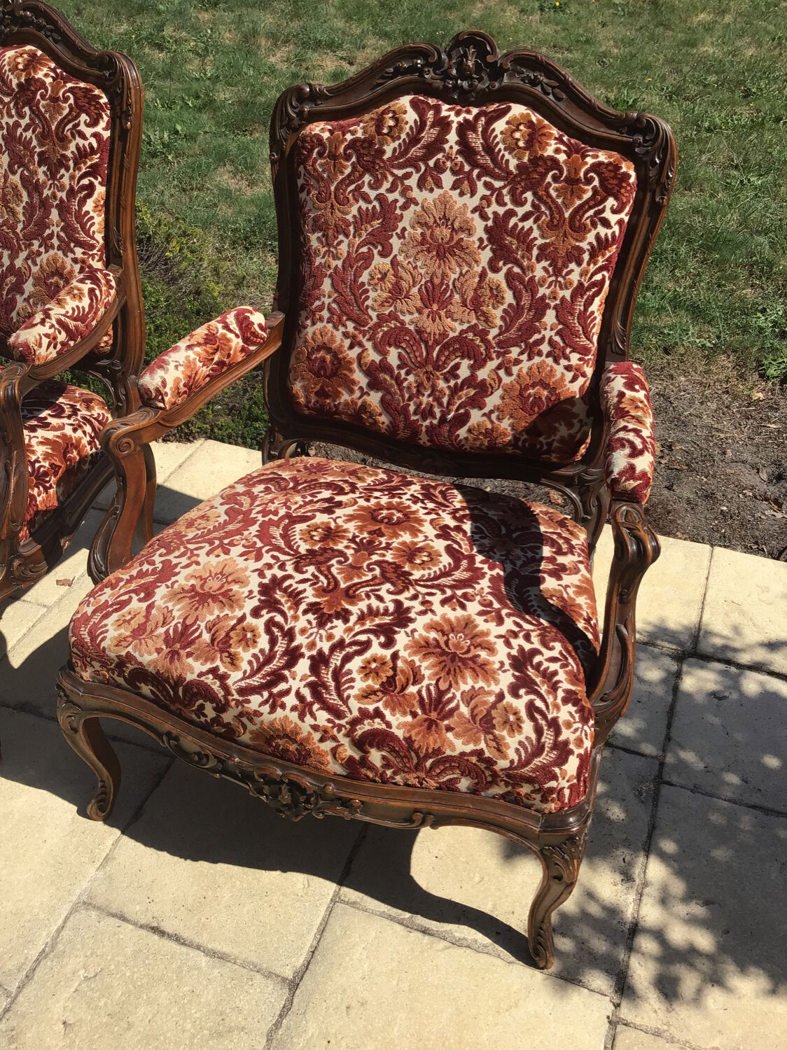 Pair of 19th century armchairs