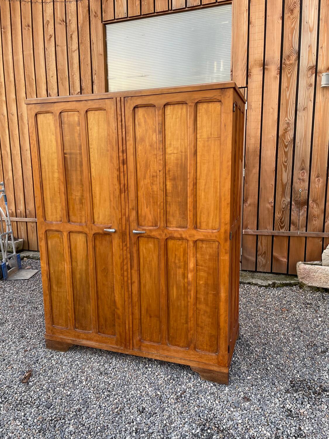 Large Mid Century Retro Parisian Wardrobe