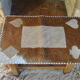 60s Cowhide Card Game Mat