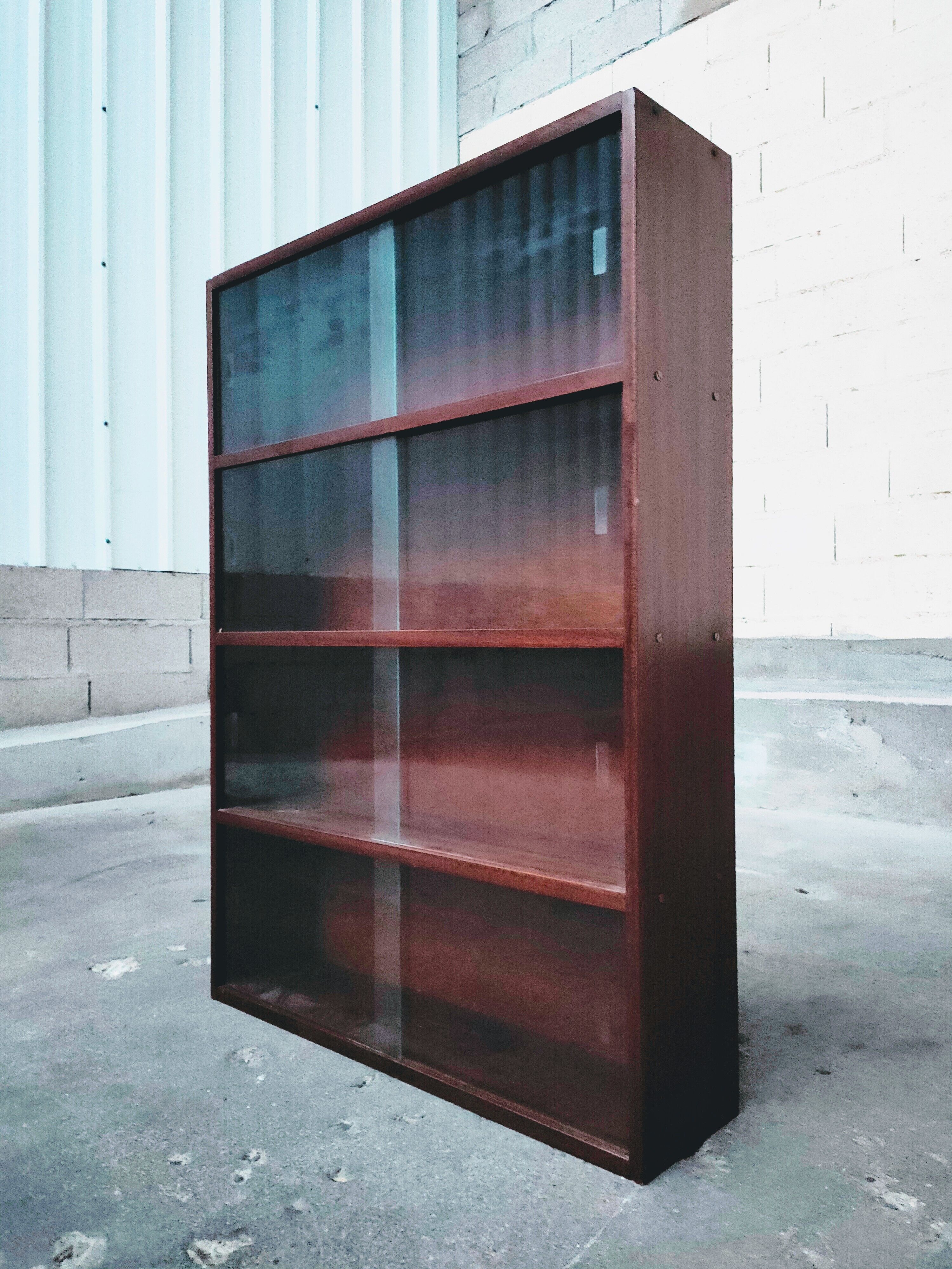 Vintage library showcase