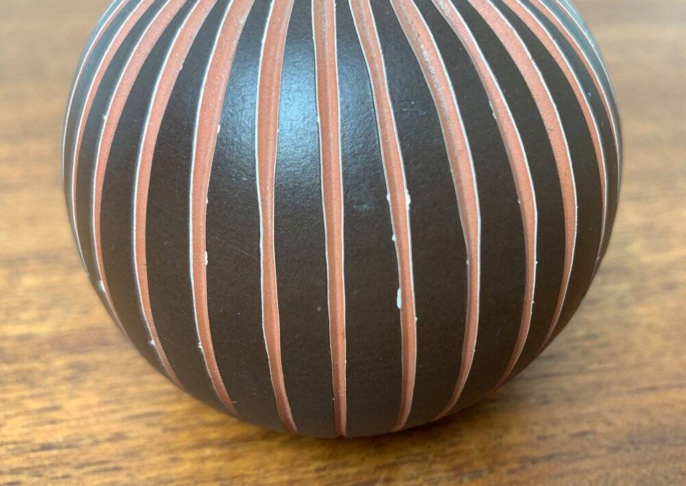 Wormser Terra-Sigillata pottery vase from Germany, mid-century, 1960s.