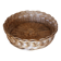 Panier Corbeille ronde osier tressage vintage