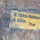 Set of 4 Horgen-Glaris bistro chairs classic model 50s