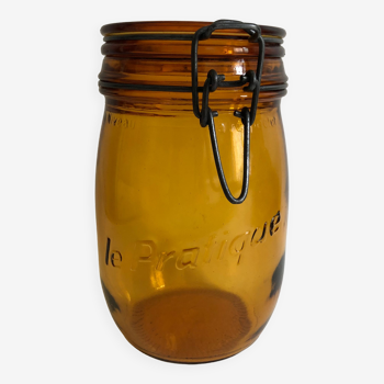 Amber jar "The practical" - 1 liter
