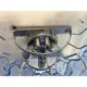 Contemporary Light-Blue “Tronchi”Murano Glass Wall Sconces in Venini Style - a Pair