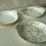 Fire-fired porcelain egg dishes