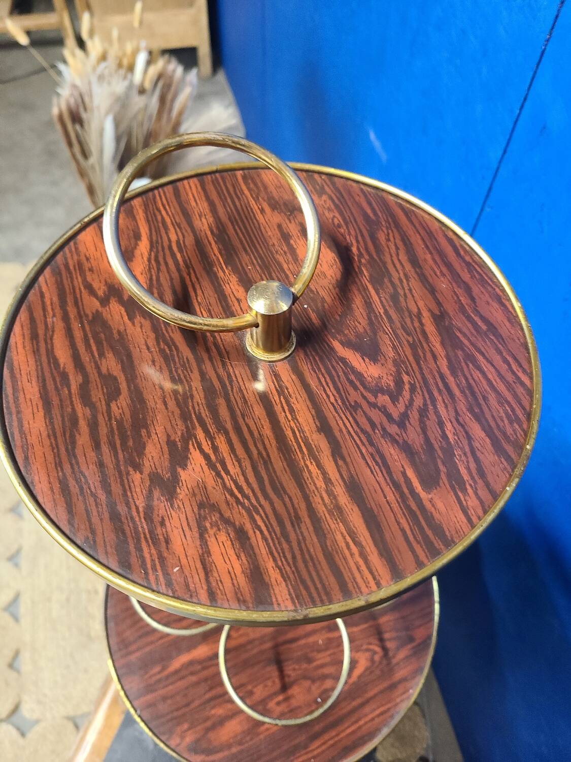 Vintage tripod bar table circa 1970