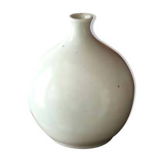 Celadon porcelain vase signed A. Monique AT, 1970s