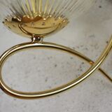 Vintage wall lamp 2 glass lamps.