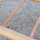 Rattan coffee table 50s