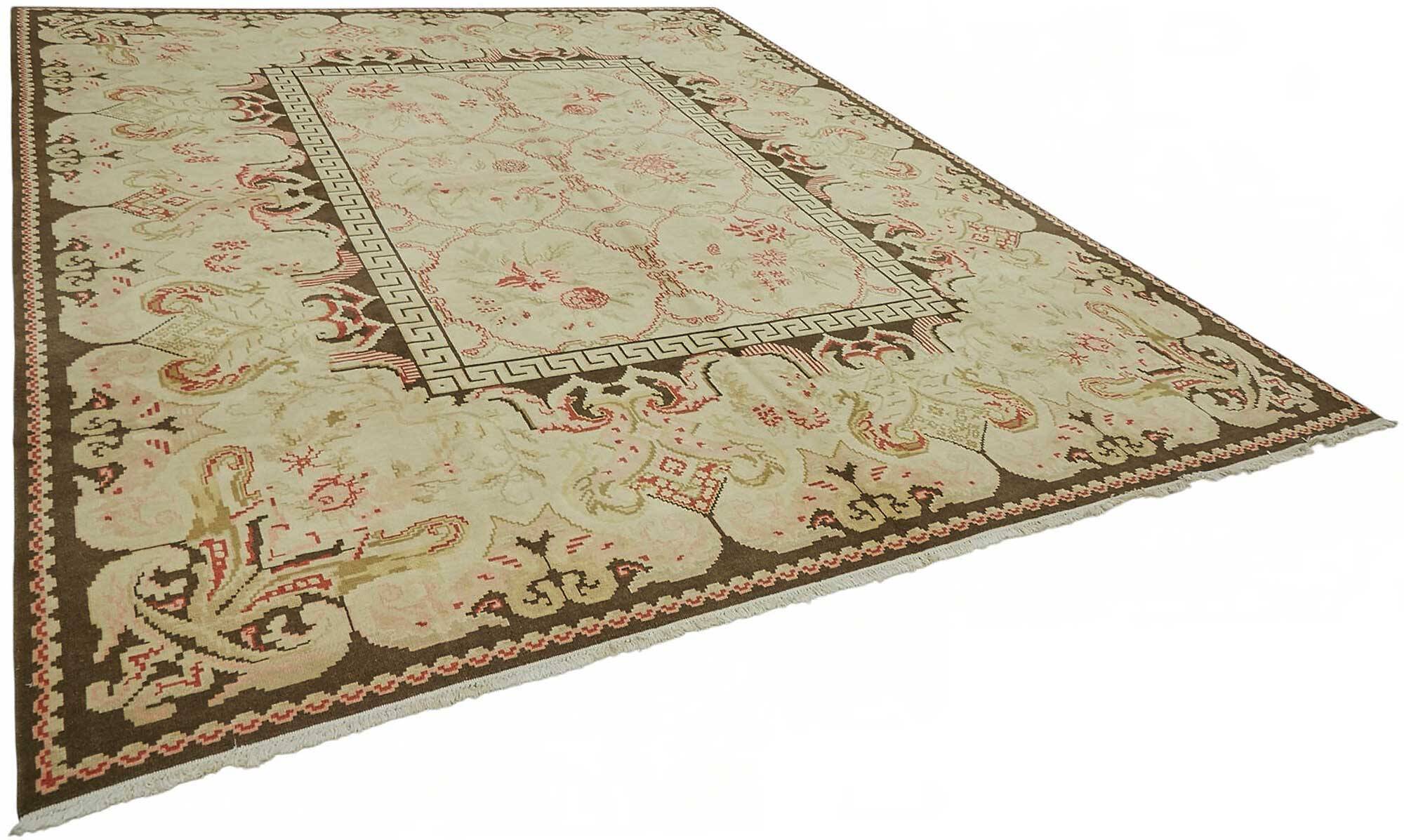 Turkish Handknotted Wool Oushak Rug 305 cm x 370 cm