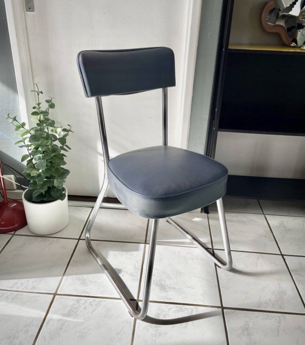 Chaise Designer "Ronéo" années 50 – style industriel - mid-century