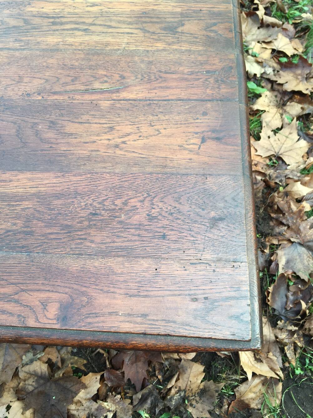 Louis XIII twisted farm table / Turned wooden desk