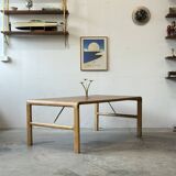 Ash Mosaic Coffee Table, Denmark 1960s/1970s, Mid-C Modern