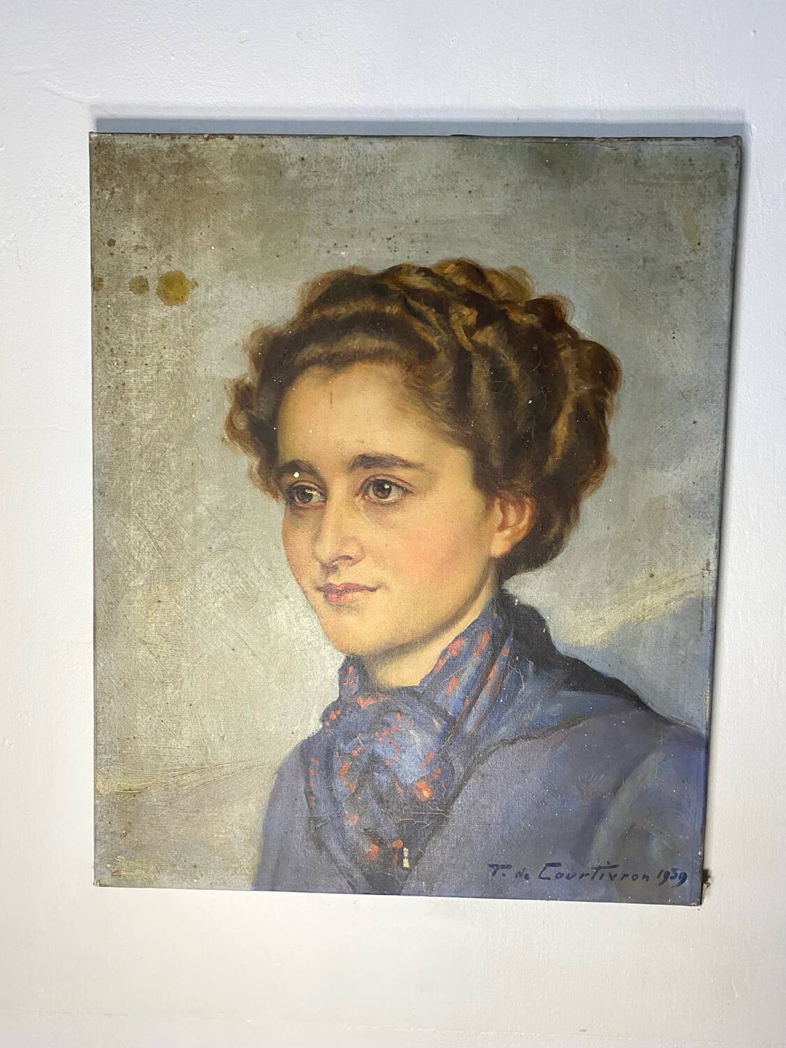 Portrait of Woman T. de Courtivron 1939