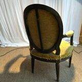 Louis XVI period medallion armchair