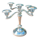 English silver candelabra candlestick