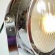 Chrome-plated metal headlight bulb, 1990s