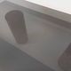Vintage Italian square marble and glass coffee table from the 70s