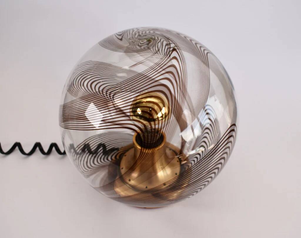 Mid-century Murano table lamp in the style of Lino Tagliapietra