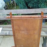 Vintage bamboo antique mirror