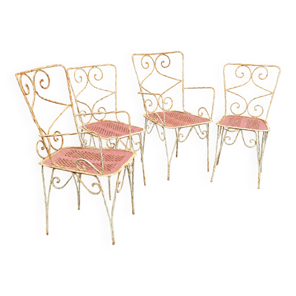 Fauteuils et chaises de jardin métal perforé