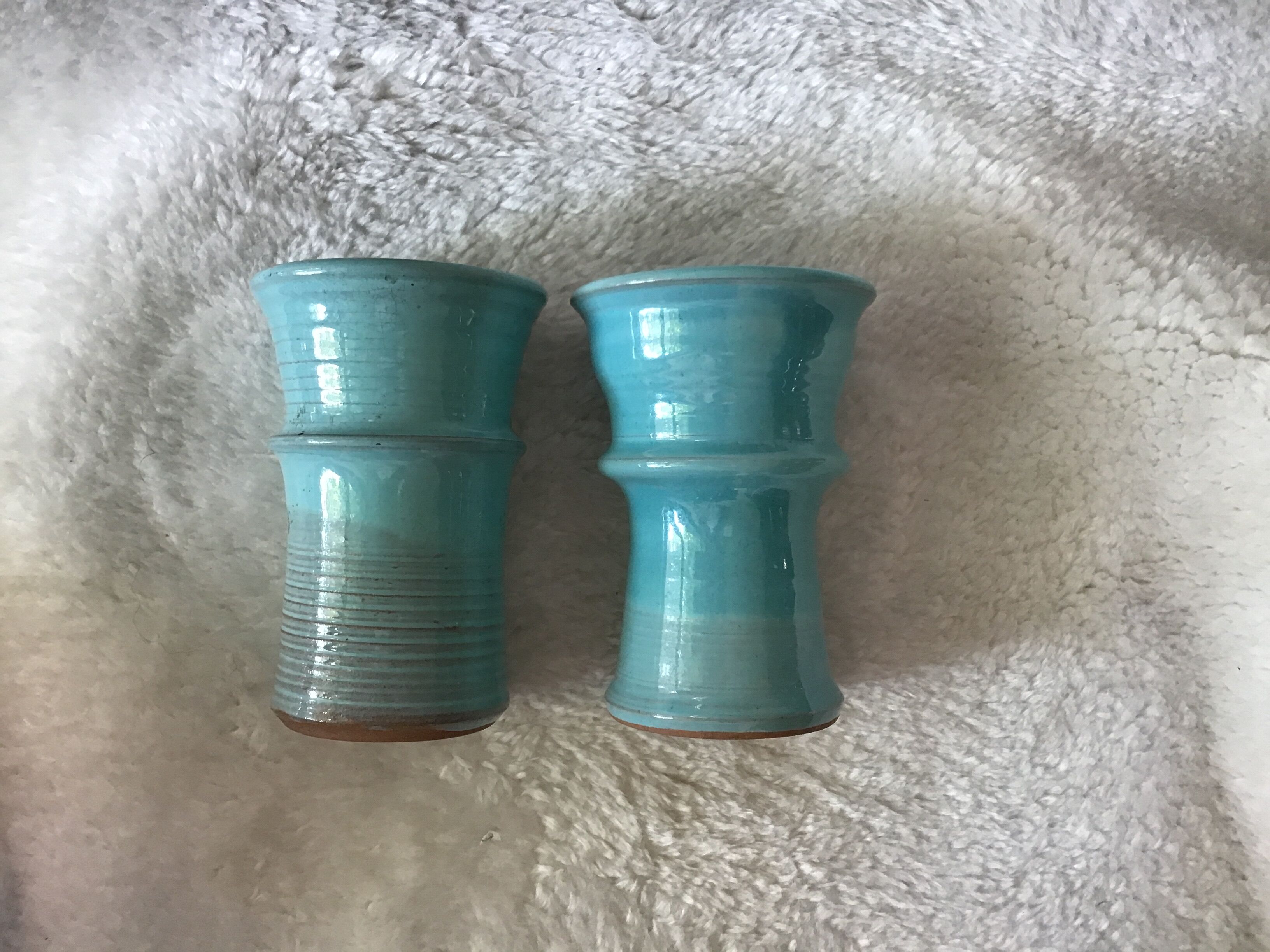 Two vintage ceramic mugs
