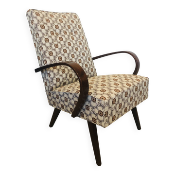 Fauteuil Lounge par Jaroslav Smidek, Tchécoslovaquie années 1970.