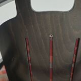 Vintage Argos armchair pair – Baumann – stained beech wood