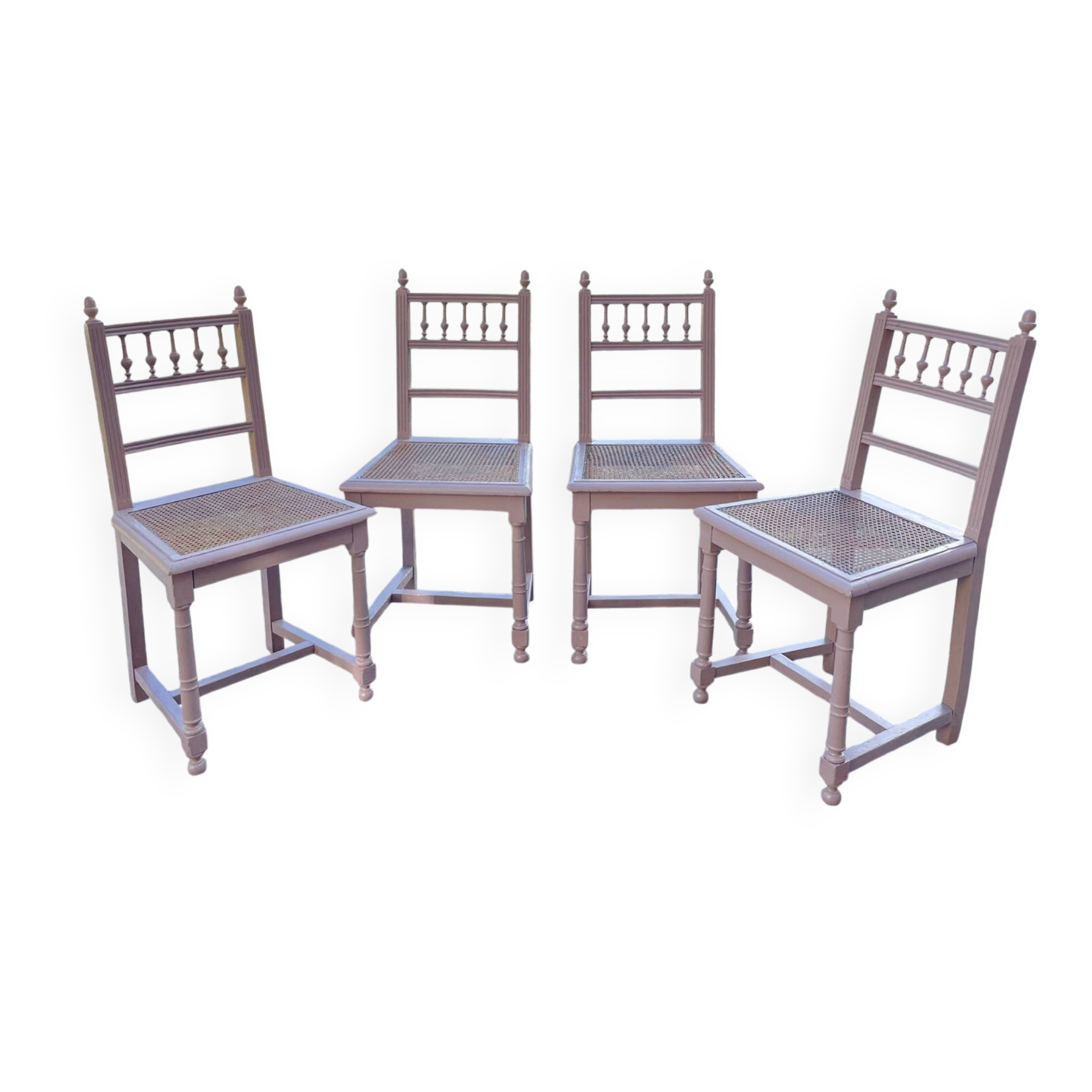Chaises Henri II cannées