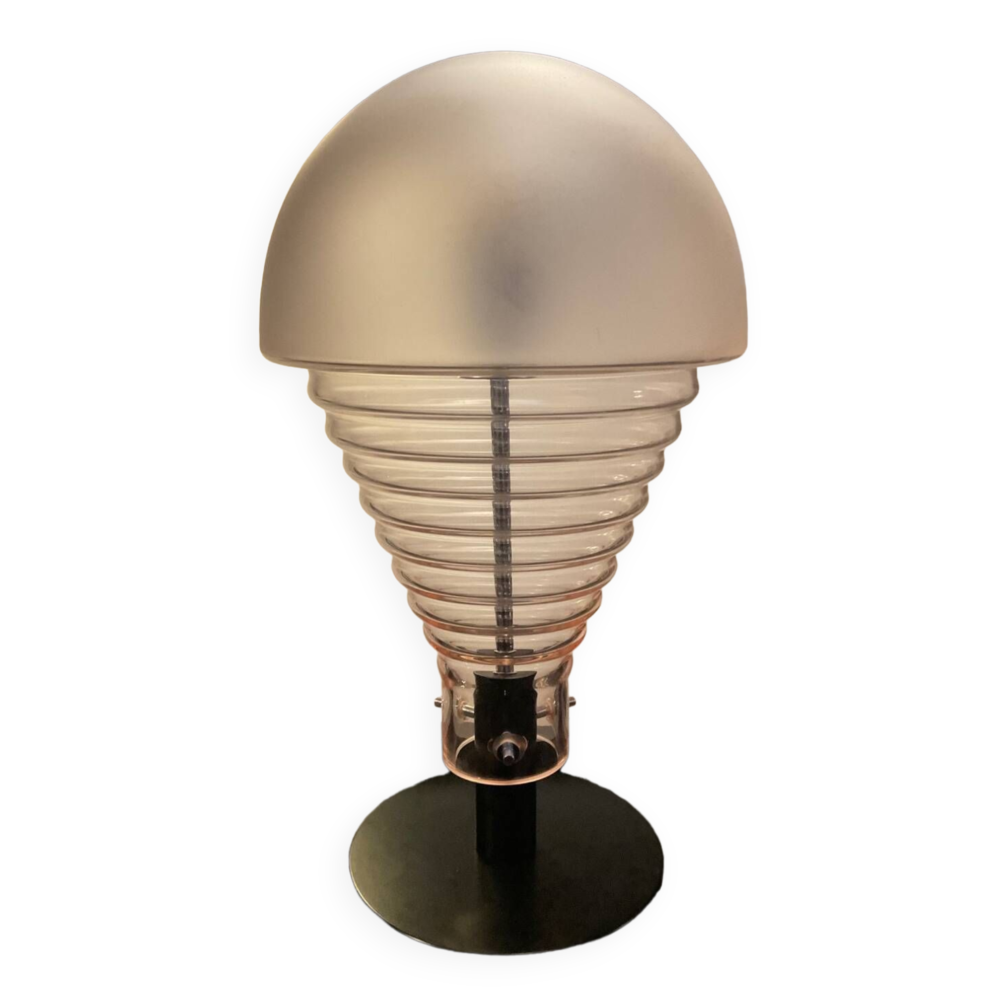 Frederico De Majo lamp in Murano glass signed