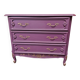 Wooden chest of drawers with 3 drawers