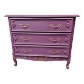 Wooden chest of drawers with 3 drawers