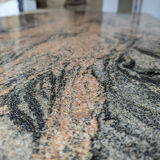 Pink granite desk table by George Ciancimino