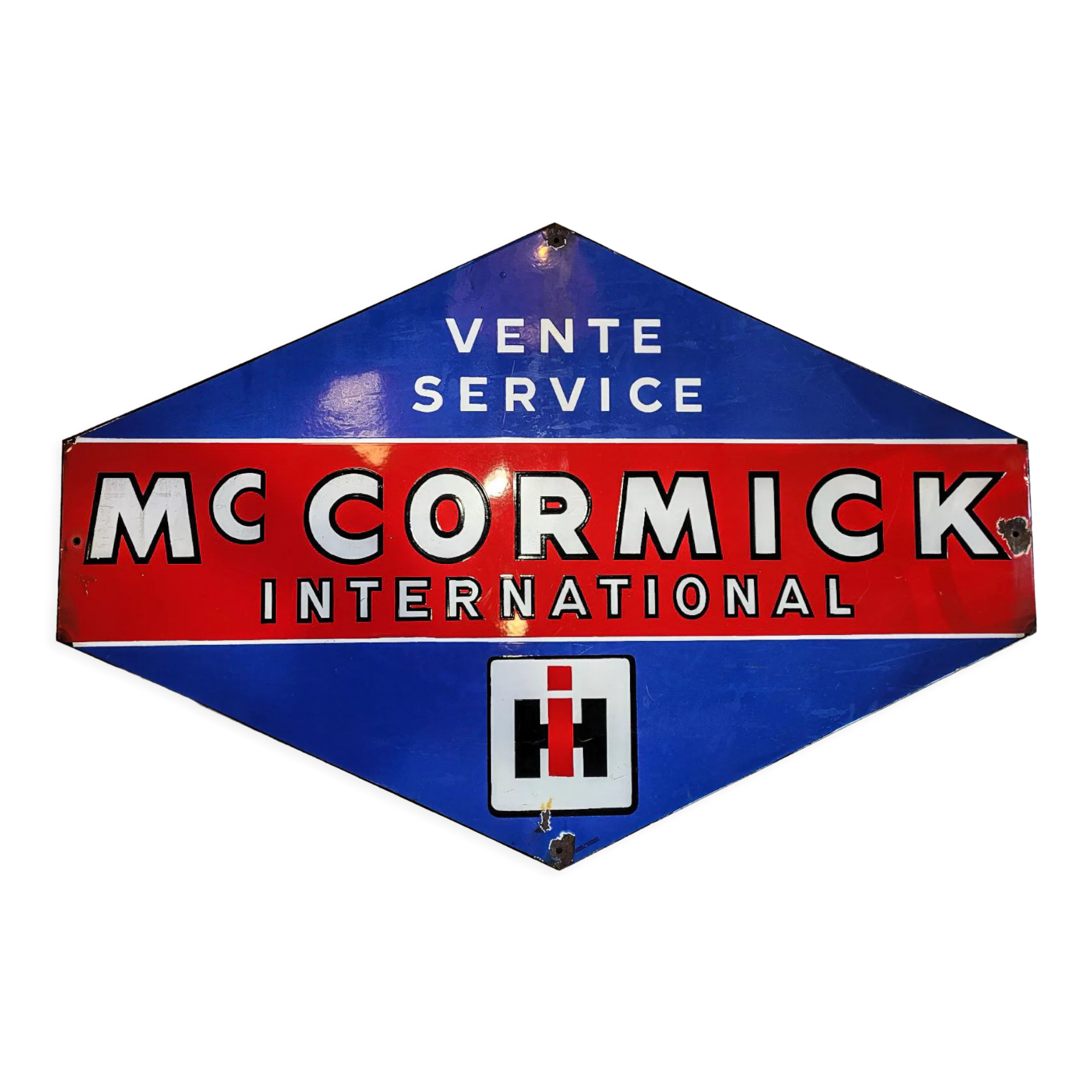 Enamelled plaque "mc cormick"