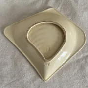 Shell-shaped vide poche by Verceram from the 1960s.