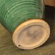 Vintage green vase