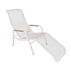 Vintage wired metal chaise longue