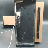 Pair of metal and brass bedside wall lights by Paul Neuhaus, Germany, 1950s Bauhaus