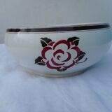 Salad bowl in Sarreguemines earthenware