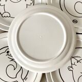 Esso Advertising Dessert Plates