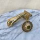 Antique solid brass door knocker