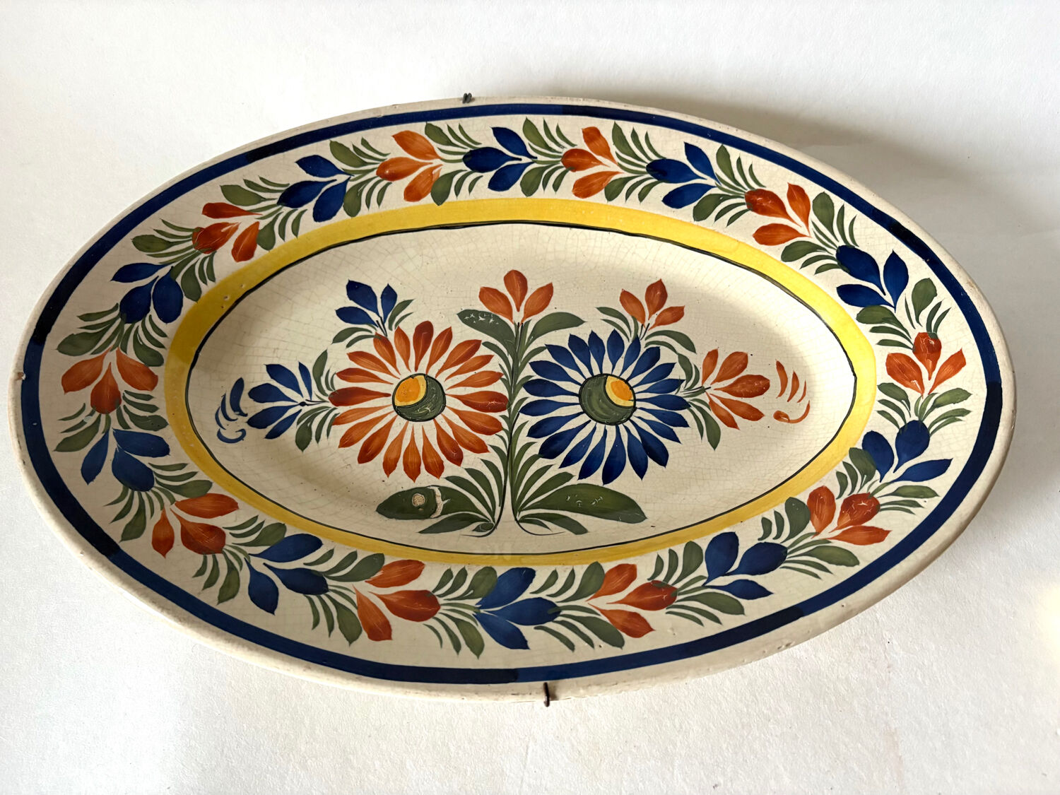 Old plate Quimper Henriot