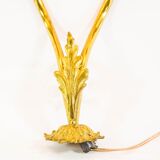 Victorian period brass floral wall