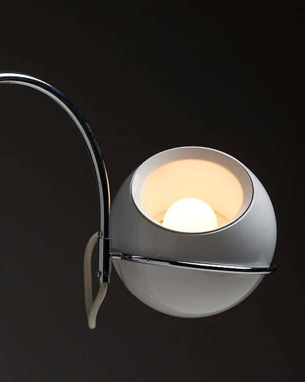 Lampe de table arc en chrome par Cosack