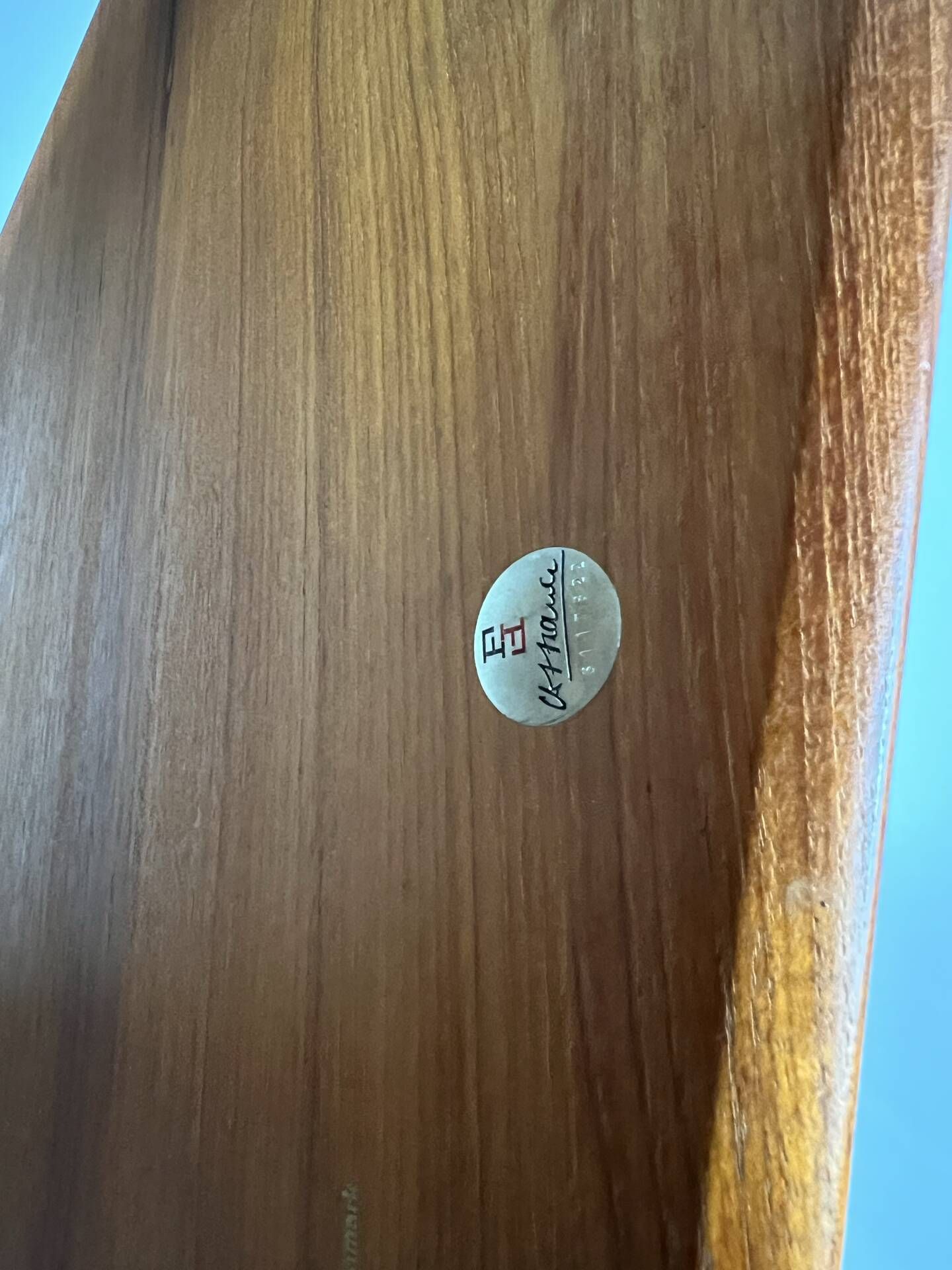 Table basse d'angle Minerva en teck Hvidt Mølgaard-Nielsen danoise